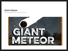 Tablet Screenshot of giantmeteor.com